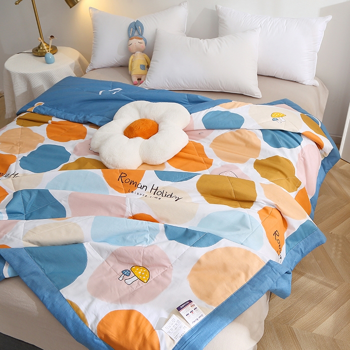 91家纺网 家纺一手货源 找家纺 （总）贝兰仙奴 2025春夏新款全棉印花夏被夏凉被空调被