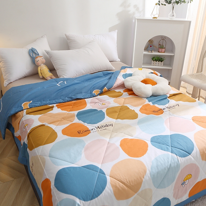 91家纺网 家纺一手货源 找家纺 （总）贝兰仙奴 2025春夏新款全棉印花夏被夏凉被空调被