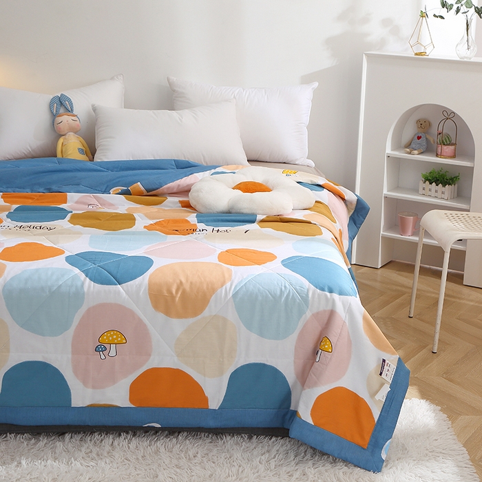 91家纺网 家纺一手货源 找家纺 （总）贝兰仙奴 2025春夏新款全棉印花夏被夏凉被空调被