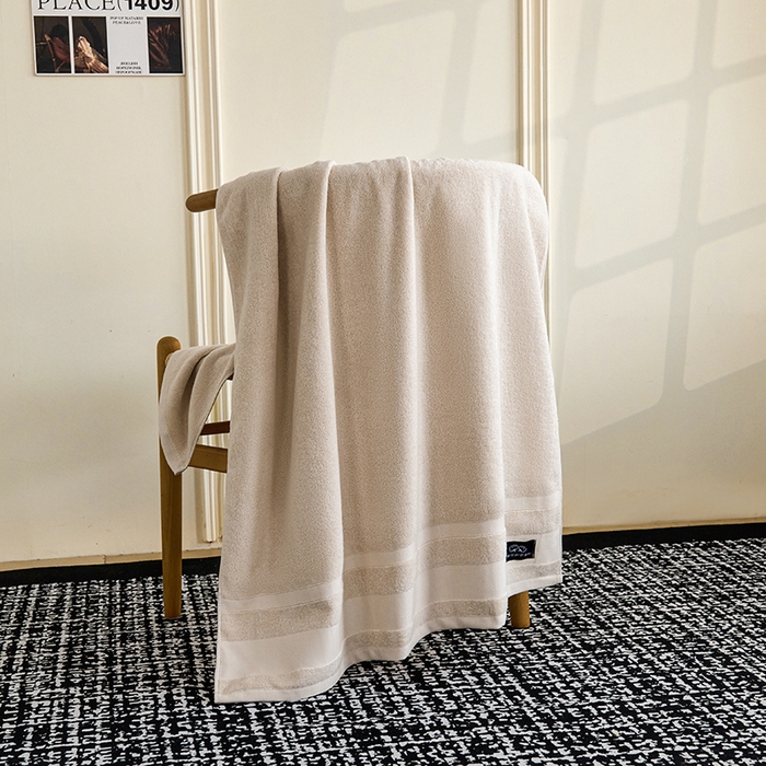 91家纺网 家纺一手货源 找家纺 （总）悦然毛巾被 2025春夏新款全棉纯棉素色毛圈浴巾加厚加大