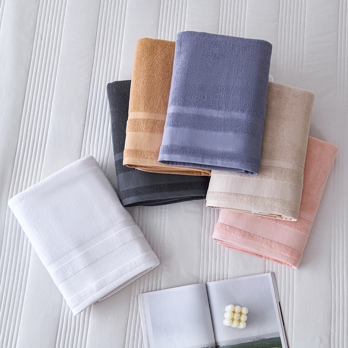 91家纺网 家纺一手货源 找家纺 （总）悦然毛巾被 2025春夏新款全棉纯棉素色毛圈浴巾加厚加大