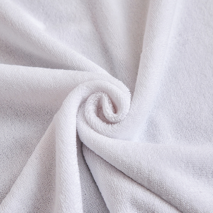 91家纺网 家纺一手货源 找家纺 悦然毛巾被 2025春夏新款全棉纯棉素色毛圈浴巾加厚加大 纯净白