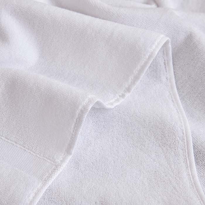 91家纺网 家纺一手货源 找家纺 悦然毛巾被 2025春夏新款全棉纯棉素色毛圈浴巾加厚加大 纯净白
