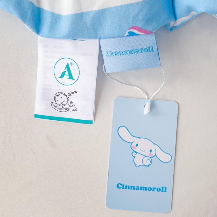 91家纺网 家纺一手货源 找家纺 Mata蔓塔家 2025春夏新款三丽鸥A类水洗双层纱夏被夏凉被空调被 淘气鸭帕恰