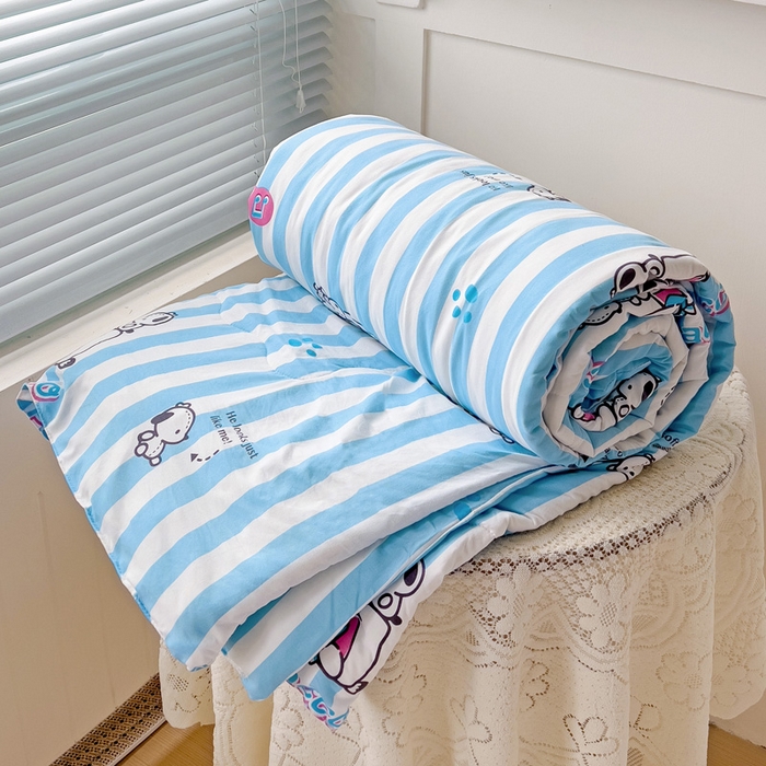 91家纺网 家纺一手货源 找家纺 （总）Mata蔓塔家 2025春夏新款三丽鸥A类水洗双层纱夏被夏凉被空调被