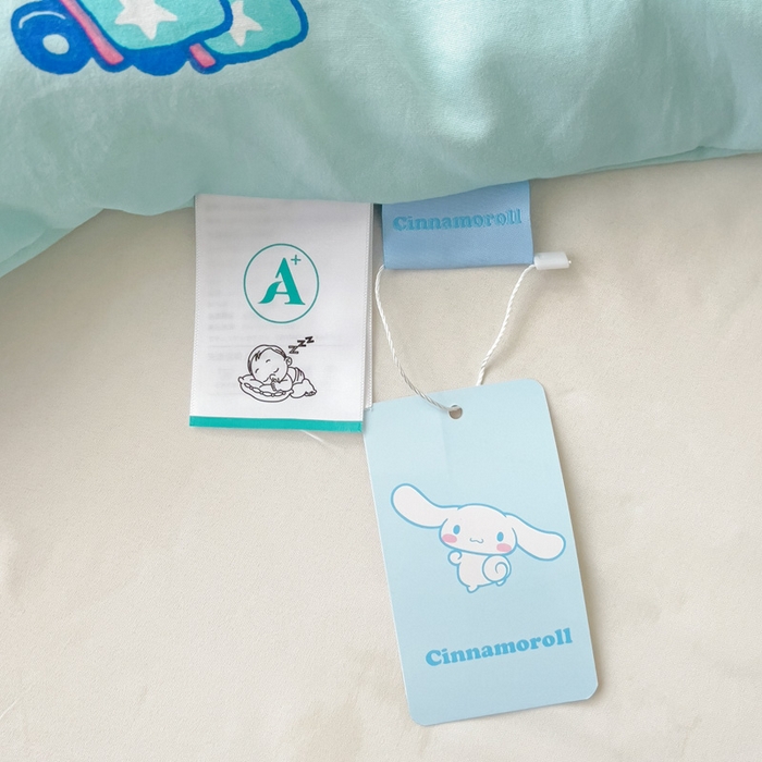 91家纺网 家纺一手货源 找家纺 Mata蔓塔家 2025春夏新款三丽鸥A类水洗双层纱夏被夏凉被空调被 汉堡玉桂狗