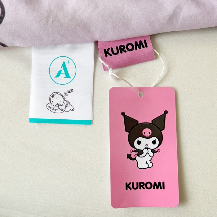 91家纺网 家纺一手货源 找家纺 Mata蔓塔家 2025春夏新款三丽鸥A类水洗双层纱夏被夏凉被空调被 蓝莓球库洛