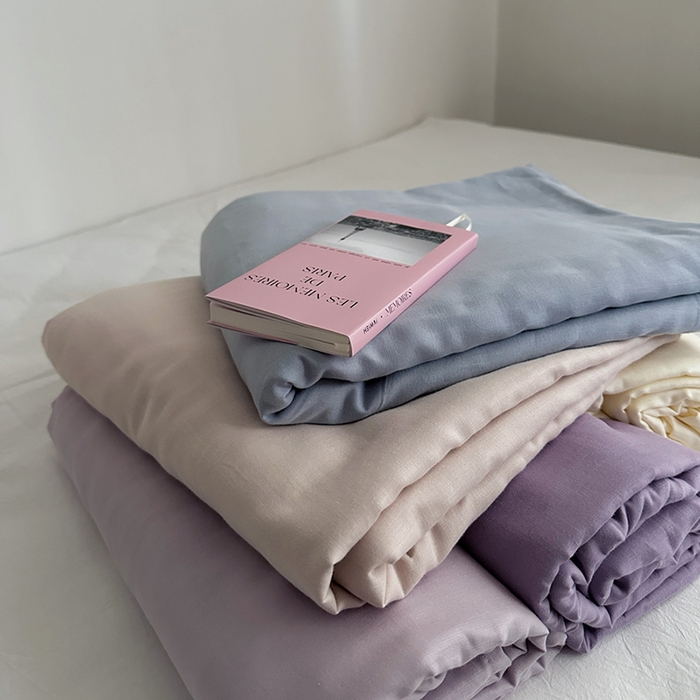 91家纺网 家纺一手货源 找家纺 柚可家居 2025新款40支双层纱单品系列-单床笠 米黄色