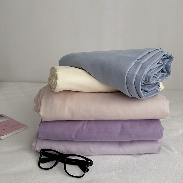 91家纺网 家纺一手货源 找家纺 柚可家居 2025新款40支双层纱单品系列-单床笠 米黄色