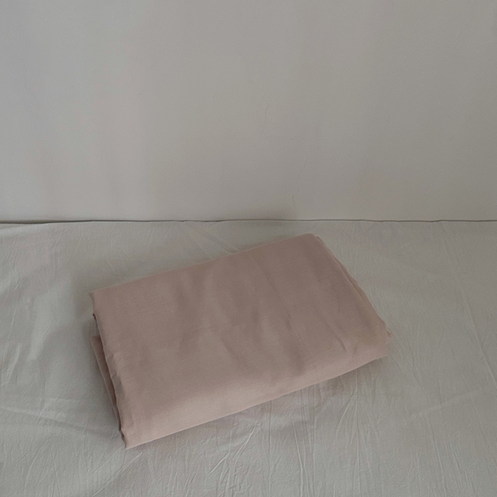 91家纺网 家纺一手货源 找家纺 柚可家居 2025新款40支双层纱单品系列-单床笠 奶糖