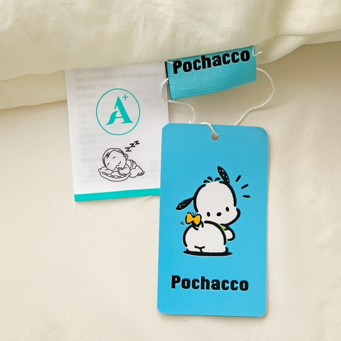 91家纺网 家纺一手货源 找家纺 Mata蔓塔家 2025春夏新款三丽鸥A类水洗双层纱夏被夏凉被空调被 淘气帕恰狗