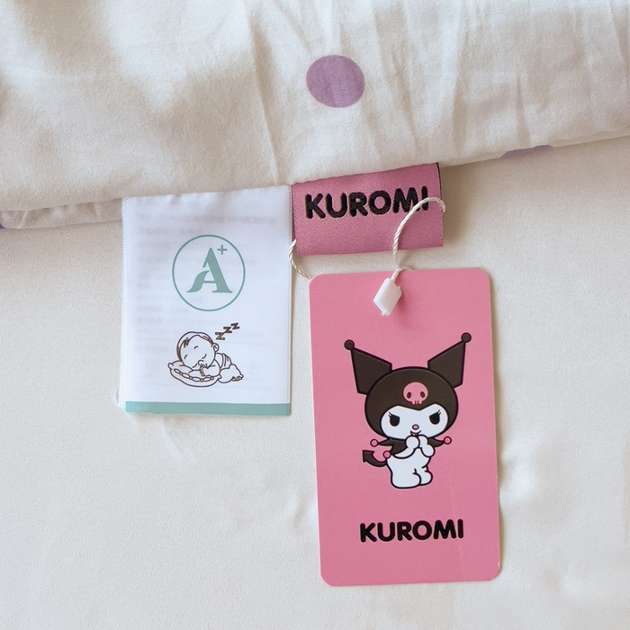 91家纺网 家纺一手货源 找家纺 Mata蔓塔家 2025春夏新款三丽鸥A类水洗双层纱夏被夏凉被空调被 开跑车库洛