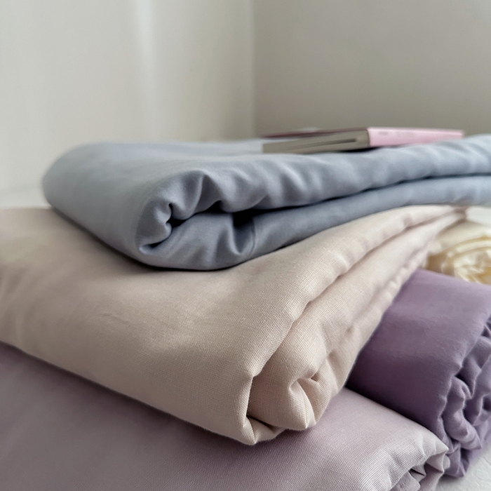 91家纺网 家纺一手货源 找家纺 柚可家居 2025新款40支双层纱单品系列-单床笠 紫罗兰