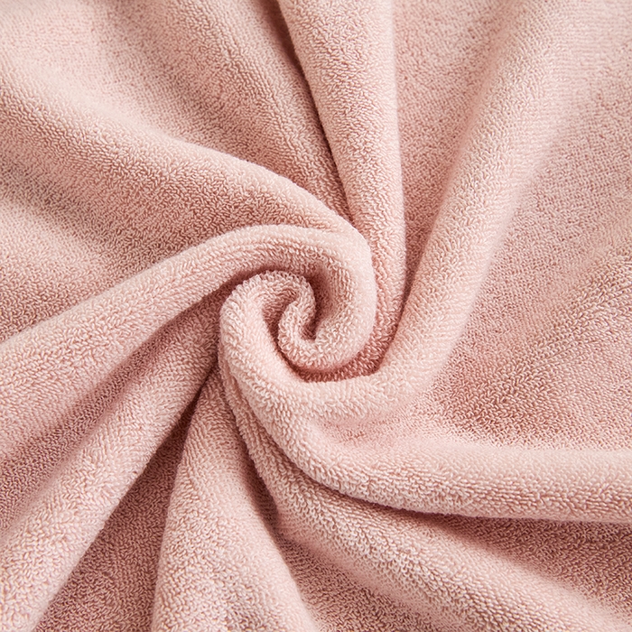 91家纺网 家纺一手货源 找家纺 悦然毛巾被 2025春夏新款全棉纯棉素色毛圈浴巾加厚加大 蜜桃粉