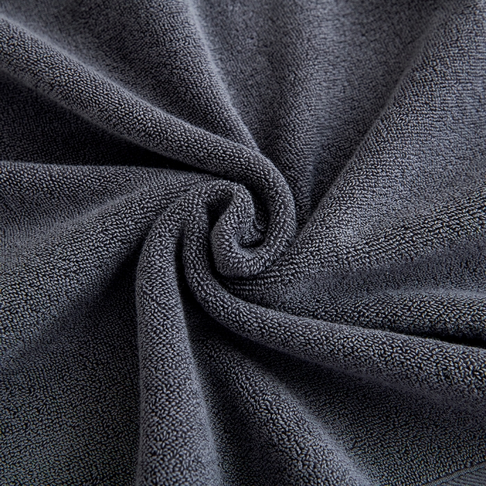 91家纺网 家纺一手货源 找家纺 悦然毛巾被 2025春夏新款全棉纯棉素色毛圈浴巾加厚加大 岩石灰