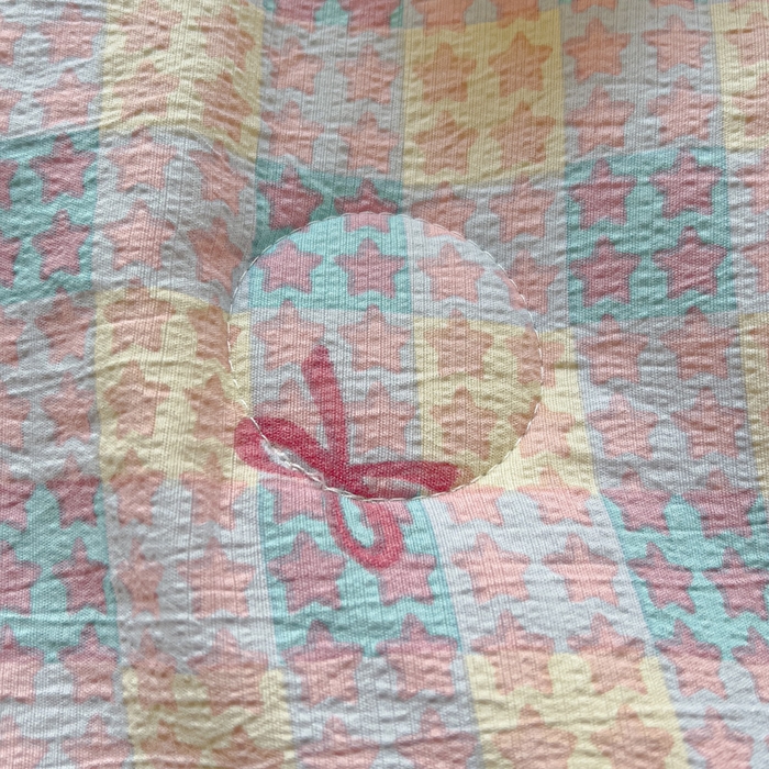 91家纺网 家纺一手货源 找家纺 Mata蔓塔家 2025新款云感针织双层纱彩色贝壳边夏被夏凉被空调被(有买家秀） 有草莓的地方