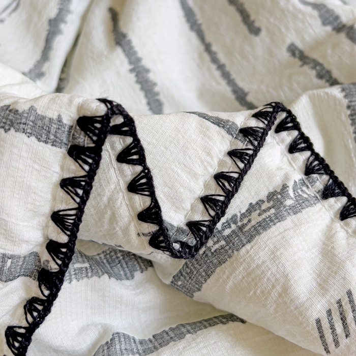 91家纺网 家纺一手货源 找家纺 Mata蔓塔家 2025新款云感针织双层纱彩色贝壳边夏被夏凉被空调被(有买家秀） 云边星辰