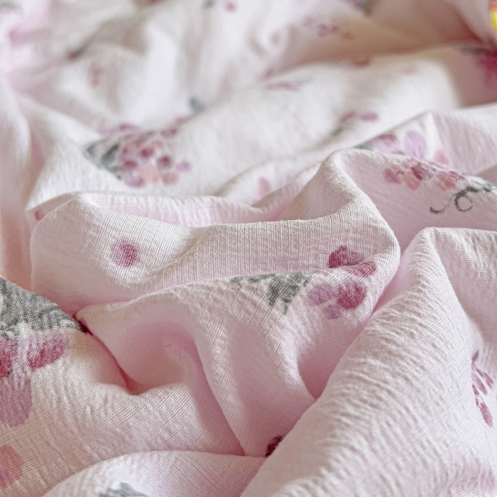 91家纺网 家纺一手货源 找家纺 Mata蔓塔家 2025新款云感针织双层纱彩色贝壳边夏被夏凉被空调被(有买家秀） 葡萄七分甜