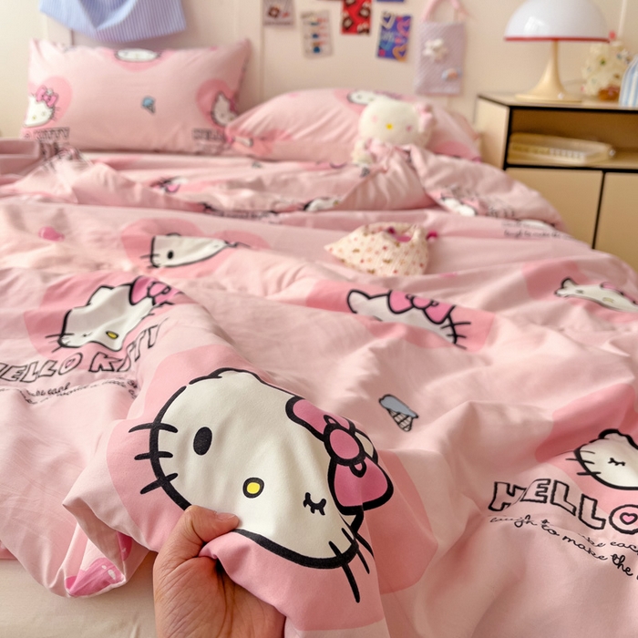 91家纺网 家纺一手货源 找家纺 （总）Mata蔓塔家 2025春夏新款三丽鸥A类水洗双层纱夏被夏凉被空调被