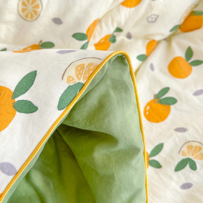 91家纺网 家纺一手货源 找家纺 Mata蔓塔家 2025春夏新款印花水洗双层纱单夏被夏凉被空调被（有买家秀） 小橘子