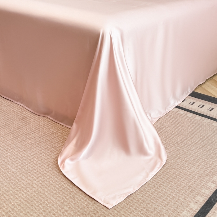 91家纺网 家纺一手货源 找家纺 帝王家纺 2025新款浮雕刺绣水洗天丝真丝夏被四件套冰丝三件套夏季直播 花蔓枝—粉