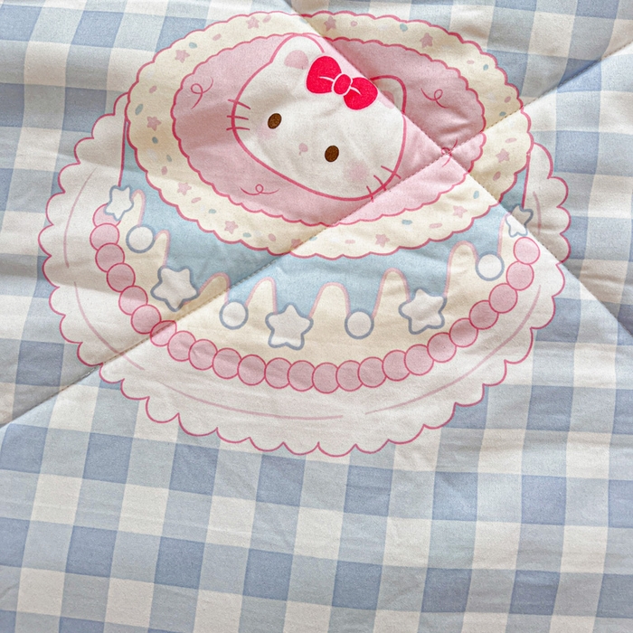 91家纺网 家纺一手货源 找家纺 Mata蔓塔家 2025春夏新款印花水洗双层纱单夏被夏凉被空调被（有买家秀） 蛋糕KT