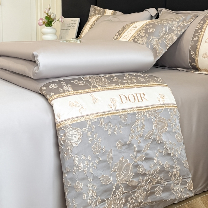 91家纺网 家纺一手货源 找家纺 （总）帝王家纺 2025新款浮雕刺绣水洗天丝真丝夏被四件套冰丝三件套夏季直播