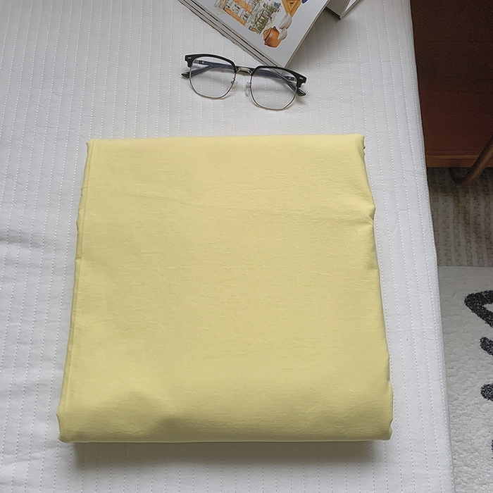 91家纺网 家纺一手货源 找家纺 （总）柚可家居 2025新款40支色织水洗棉单被套