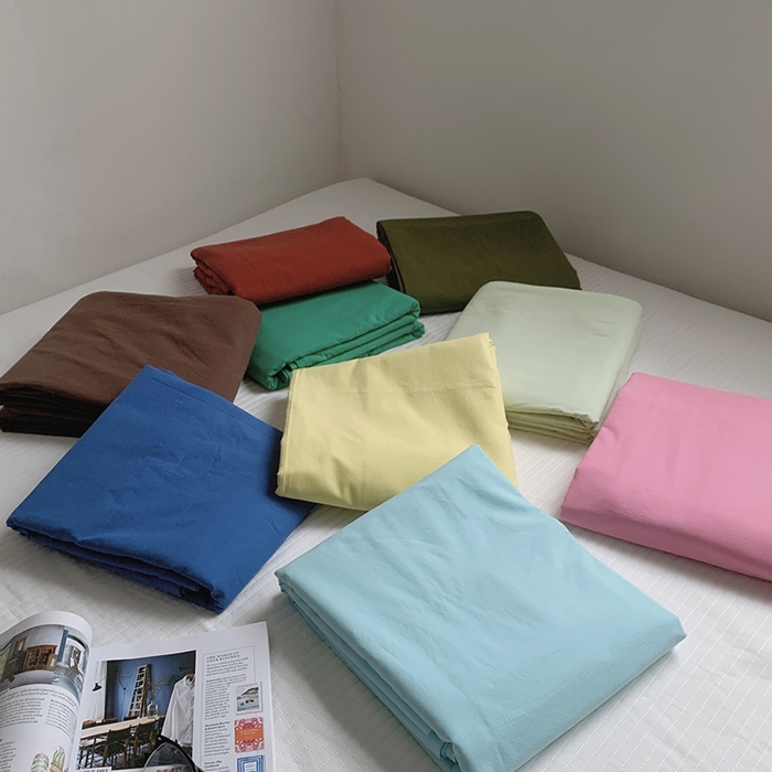 91家纺网 家纺一手货源 找家纺 柚可家居 2025新款40支色织水洗棉单被套 组合图