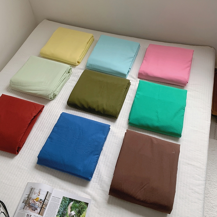 91家纺网 家纺一手货源 找家纺 柚可家居 2025新款40支色织水洗棉单被套 组合图