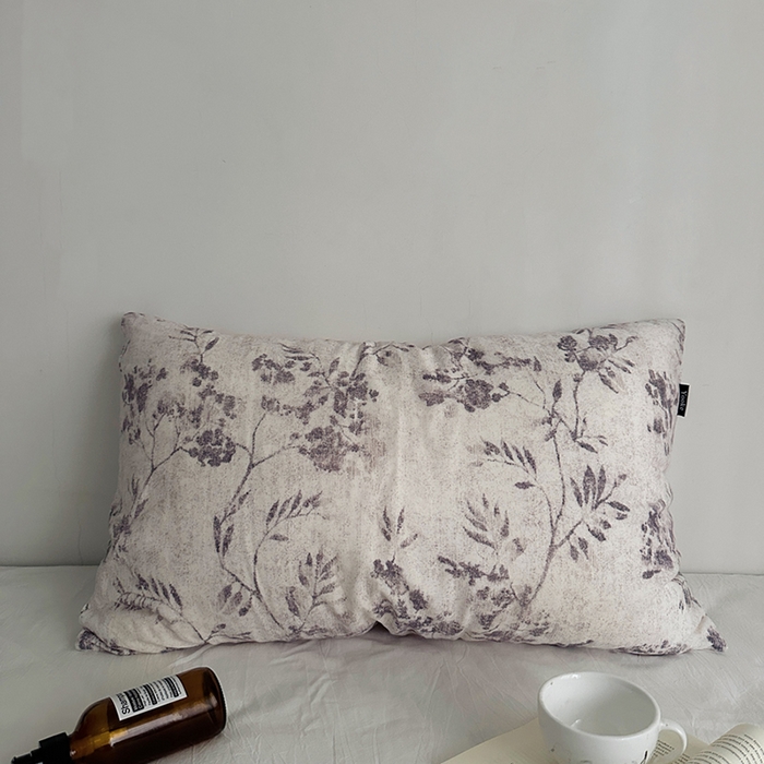 91家纺网 家纺一手货源 找家纺 （总）柚可家居 2025新款双层纱印花单枕套