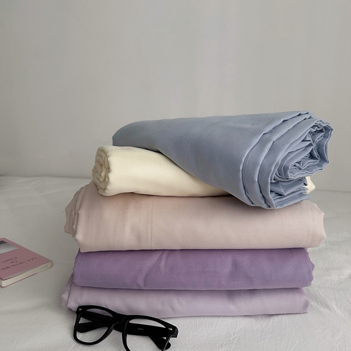 91家纺网 家纺一手货源 找家纺 （总）柚可家居 2025新款双层纱单床单单床笠