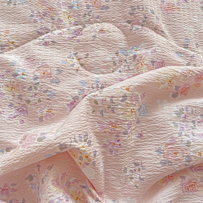 91家纺网 家纺一手货源 找家纺 恋之语 2025春夏新款云感全棉纯棉花边款夏被夏凉被空调被四件套套件 若欢-紫