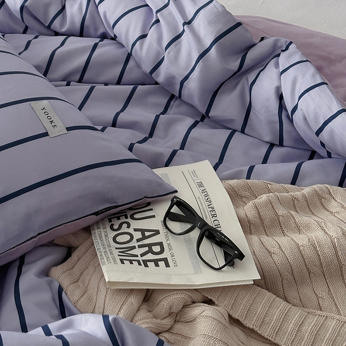 91家纺网 家纺一手货源 找家纺 （总）柚可2025新款亲肤舒适40支数码四件套-卡玆-白