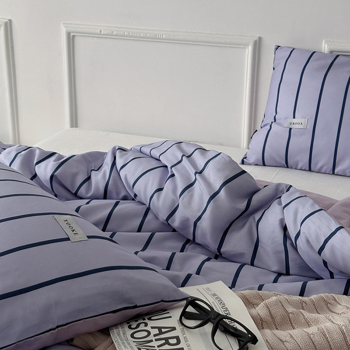 91家纺网 家纺一手货源 找家纺 （总）柚可2025新款亲肤舒适40支数码四件套-卡玆-白