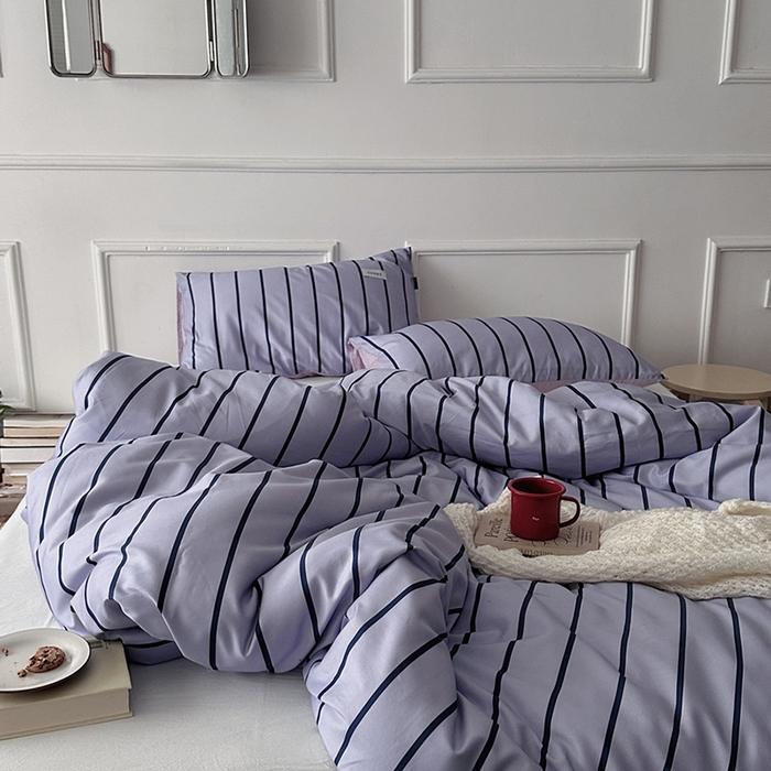 91家纺网 家纺一手货源 找家纺 （总）柚可2025新款亲肤舒适40支数码四件套-卡玆-白