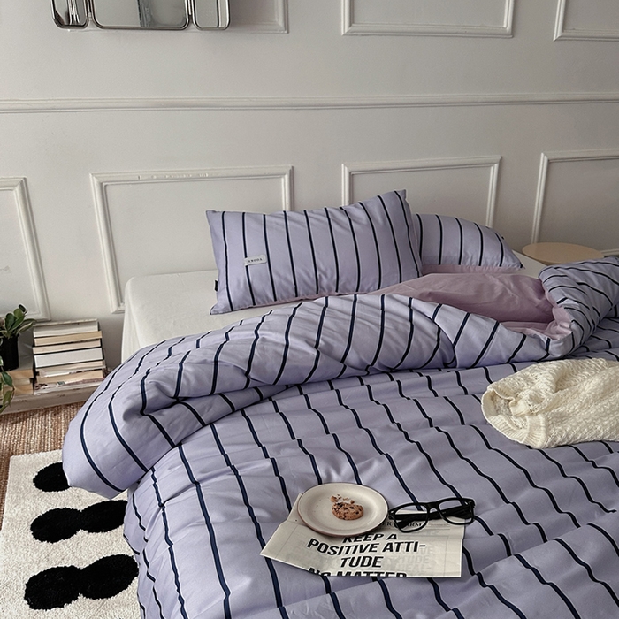 91家纺网 家纺一手货源 找家纺 （总）柚可2025新款亲肤舒适40支数码四件套-卡玆-白