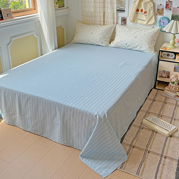 91家纺网 家纺一手货源 找家纺 耀悦家纺 2025新款INS减龄可爱风卡通四件套 星语心愿