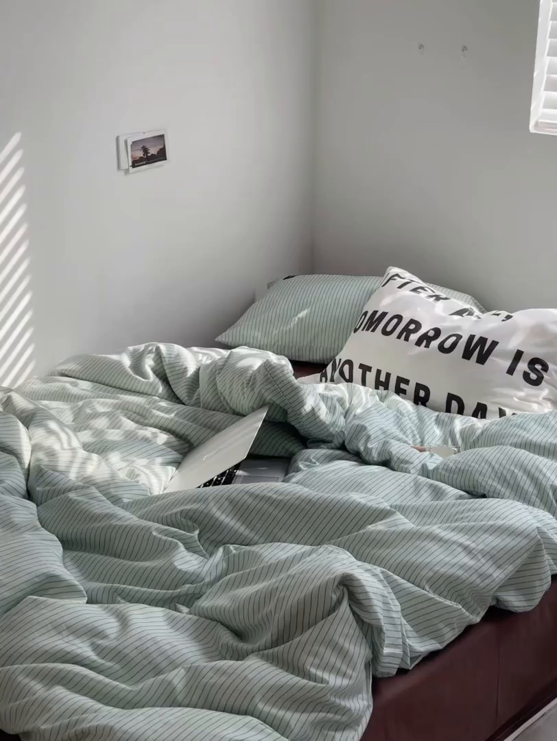 91家纺网 家纺一手货源 找家纺 （总）柚可家居 2025新款亲肤舒适40支数码四件套-序秋咖