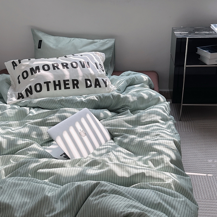 91家纺网 家纺一手货源 找家纺 （总）柚可家居 2025新款亲肤舒适40支数码四件套-序秋咖