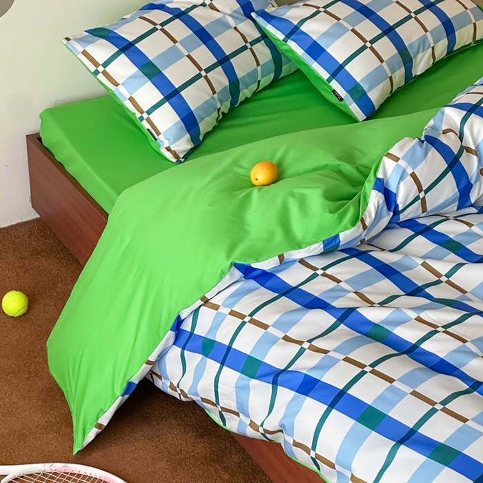 91家纺网 家纺一手货源 找家纺 （总）柚可家居 2025新款40支13372全棉四件套-西柚