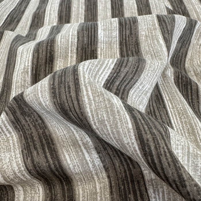 91家纺网 家纺一手货源 找家纺 简宜家居（朝初家纺） 2025新款13070全棉纯棉斜纹简约北欧风四件套 唯尚咖条