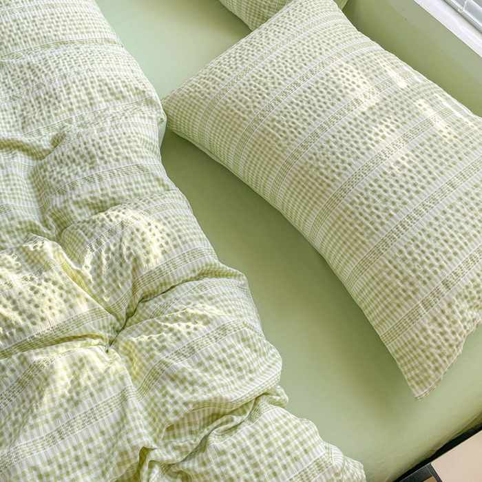 91家纺网 家纺一手货源 找家纺 （总）卡普家居 2025新款A类阳离子公主格四件套