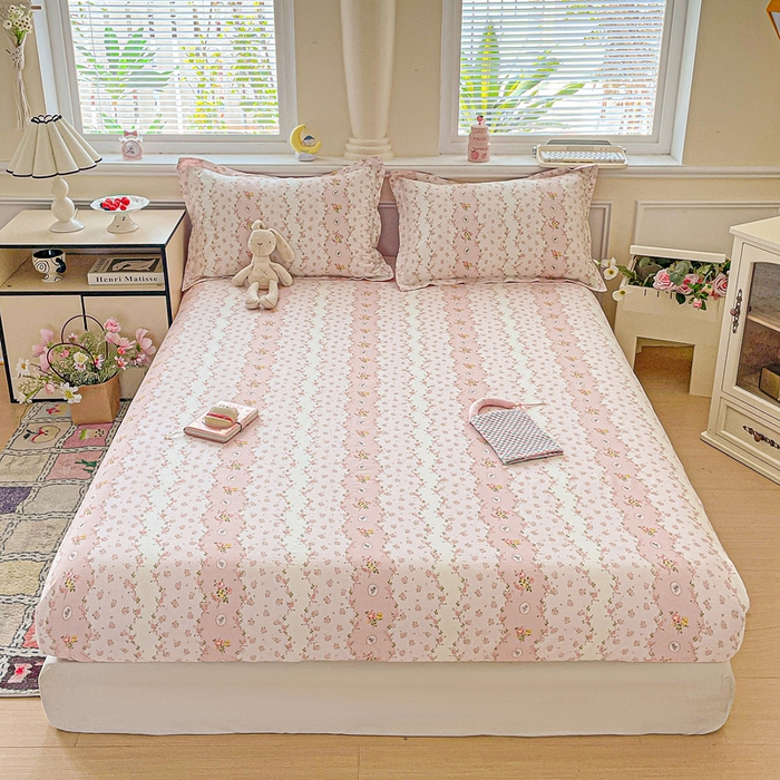 91家纺网 家纺一手货源 找家纺 （总）卡普家居 2025新款全棉印花A版床笠