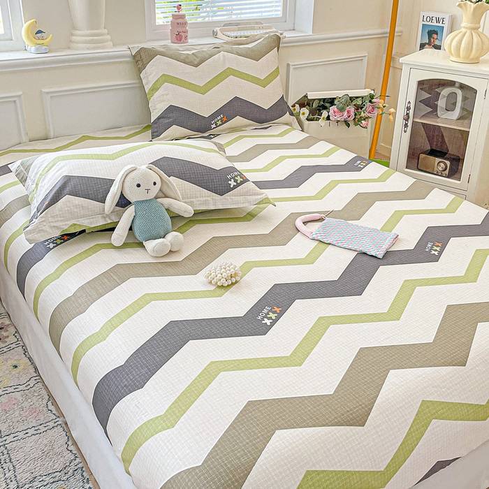 91家纺网 家纺一手货源 找家纺 卡普家居 2025新款全棉印花A版床笠 欧利