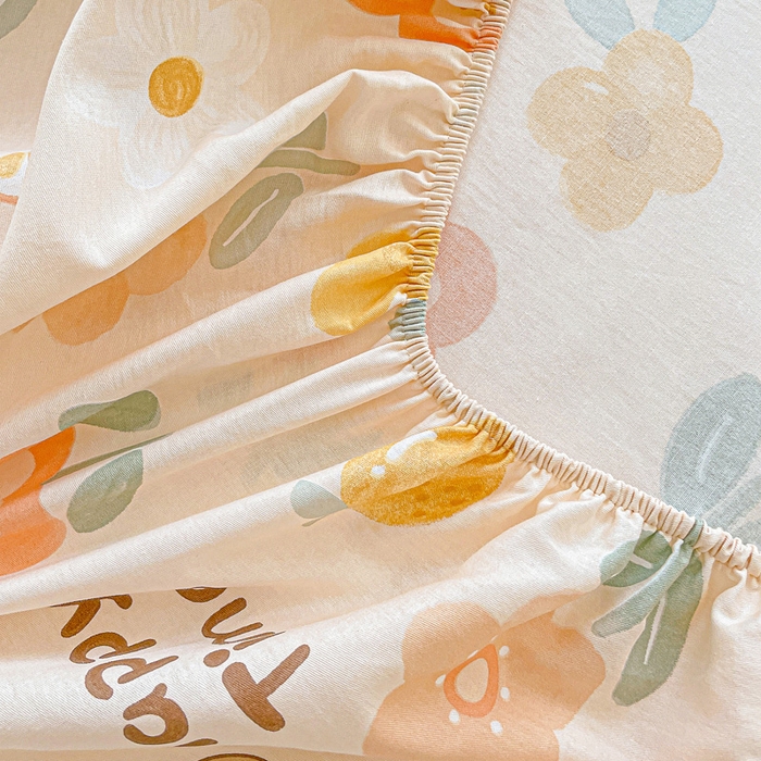 91家纺网 家纺一手货源 找家纺 卡普家居 2025新款全棉印花A版床笠 秋日森林