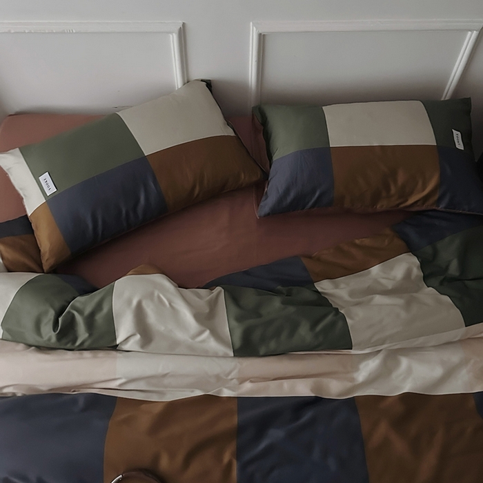 91家纺网 家纺一手货源 找家纺 柚可家居 2025年50支数码活性印花四件套 布姆格（送手提袋+控价）