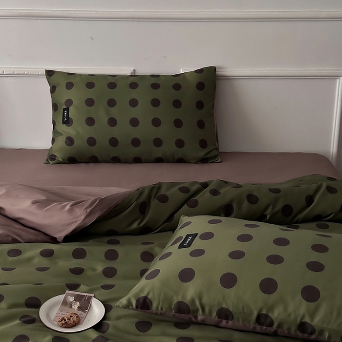 91家纺网 家纺一手货源 找家纺 柚可家居 2025年50支数码活性印花四件套 福特波点（送手提袋+控价）