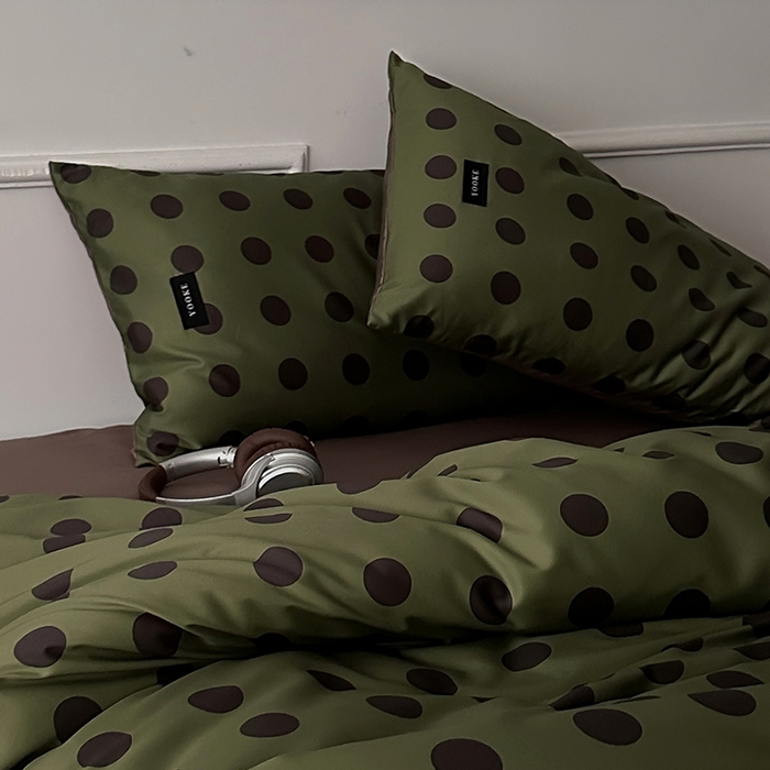 91家纺网 家纺一手货源 找家纺 柚可家居 2025年50支数码活性印花四件套 福特波点（送手提袋+控价）