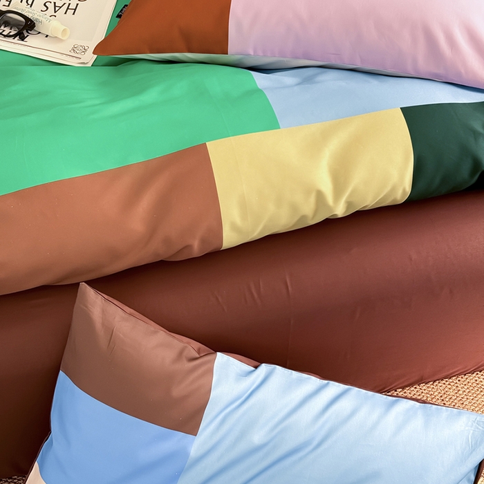 91家纺网 家纺一手货源 找家纺 柚可家居 2025年数码印花大版40支纯棉四件套 奥尔森（送手提袋）